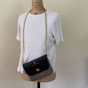 Sword & Plough Wool Black and Gold Bag